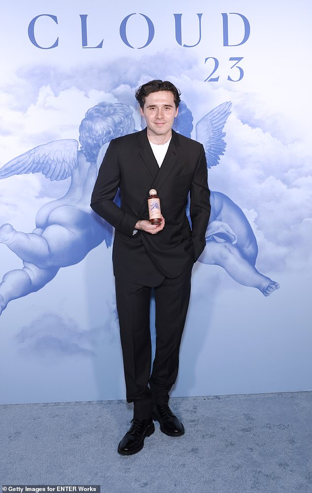 Brooklyn Beckham has reportedly become embroiled in a trademark with Beck's beer after trying to expand his hot sauce business (Seen in October)