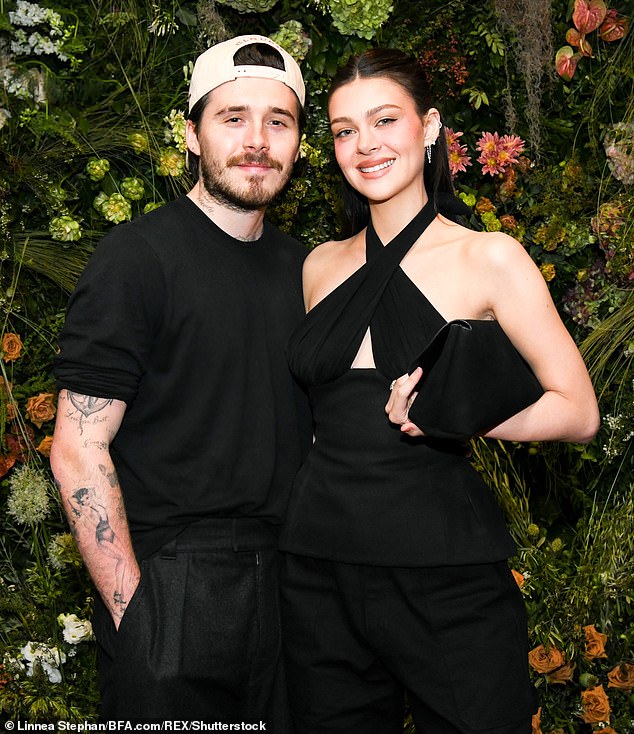 Brooklyn Beckham has reportedly told his famous family that he wants 'no contact' with them in the latest devastating turn of their ongoing feud(pictured with wife Nicola Peltz)