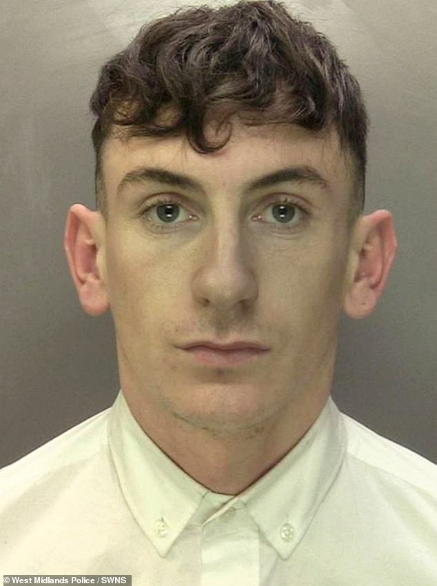 Barney Casey, pictured, is also a white man, at around 5ft 9ins tall, of small build and has black hair.