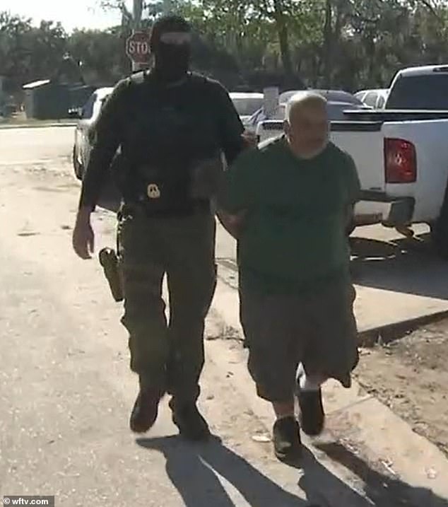 Federal agents raided a used car lot in Daytona Beach in November of 2017 and said they found drugs being sold inside the business, Noviello is seen being arrested in 2017 here