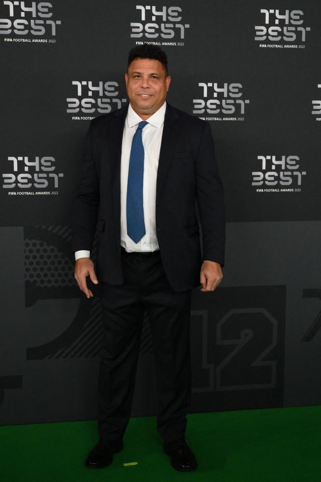 Ronaldo at the Best FIFA Football Awards.