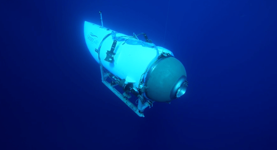 OceanGate Titan submersible underwater.