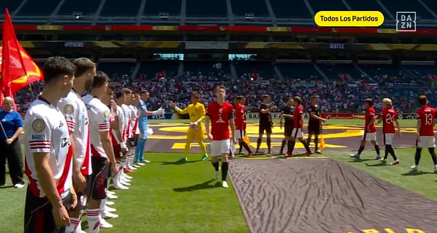 Urawa Reds captain Marius Hoibraten refused to shake his opponents' hands in his side's first Club World Cup game