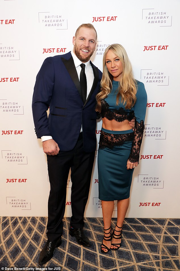 Ex-rugby star James Haskell and Chloe Madeley in 2020. The pair split in 2023 after five years of marriage
