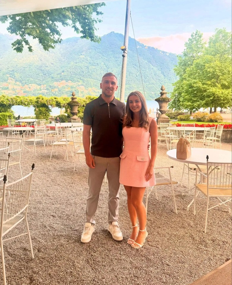 Dani Dyer and Jarrod Bowen on their honeymoon.
