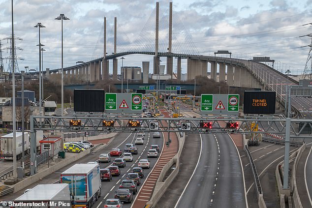 Motorists from 1 September 2025 face a 40% increase in costs to use the Dartford Crossing