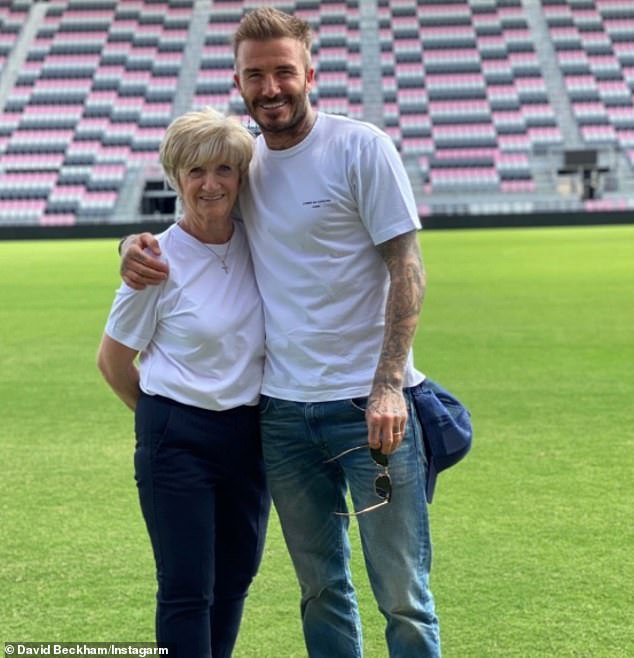 David Beckham paid a special tribute to his mother on Thursday as she celebrated her birthday