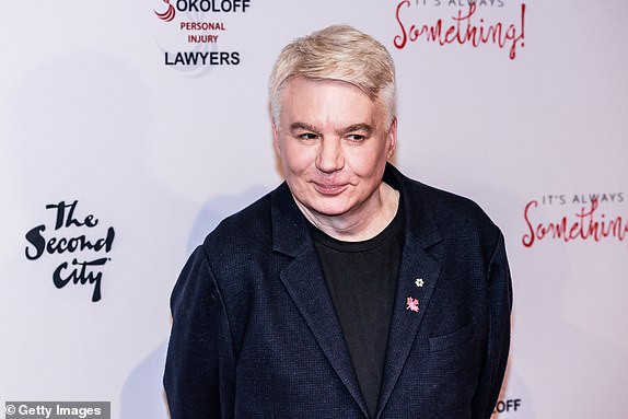 TORONTO, ONTARIO - MAY 12: Mike Myers attends the Gilda's Toronto "It's Always Something: Open Mike" fundraiser at The Second City Toronto on May 12, 2025 in Toronto, Ontario. (Photo by Mathew Tsang/Getty Images)