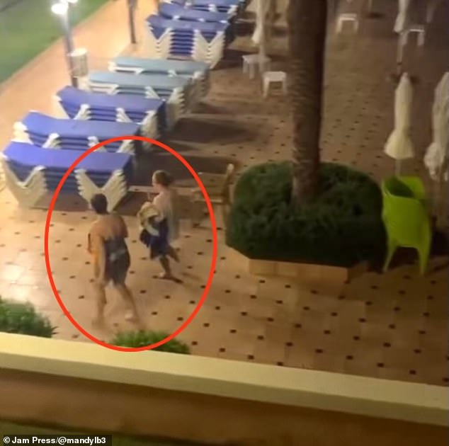 Wheelchair user Elaine Simpson, 77, from Manchester, was staying at the Aquasol Aparthotel near Magaluf when the shocking incident took place