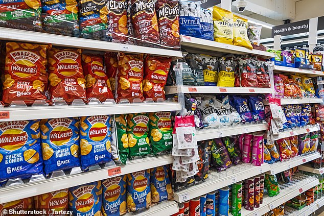A very popular flavour of crisps is being returned to shelves - some 20 years after being discontinued (stock image)