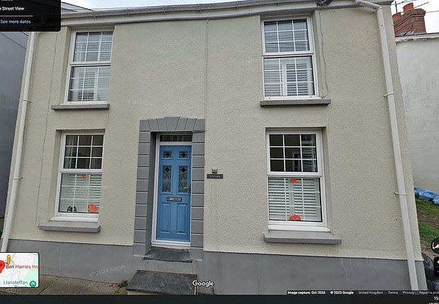 The Go Compare star, 53, who was born and raised in Carmarthen, has listed the property (pictured) which is just eight miles away in Llansteffan on the home rental site