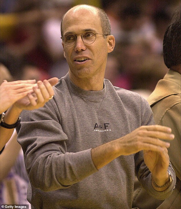 After Katzenburg (pictured in 2001) completely turned around Disney's animation unit, earning billions, he apparently demanded more influence in the company