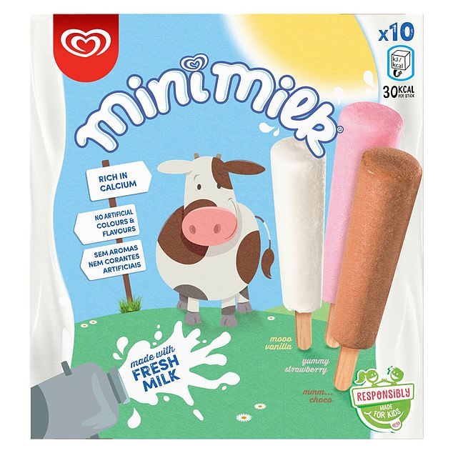 Food firm Unilever has issued a safety notice for its Wall's Mini Milk Vanilla, Strawberry and Chocolate Ice Cream Lollies, warning that packets fails to list key allergens in English