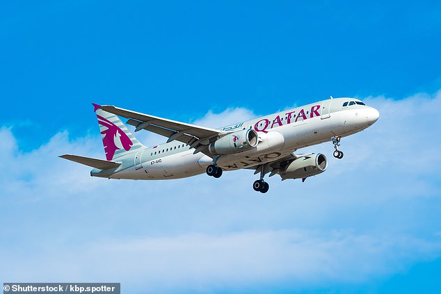 A Doha-bound Qatar Airways flight has today been diverted back to the UK after Iran 's attack on a US airbase in Qatar (stock picture)
