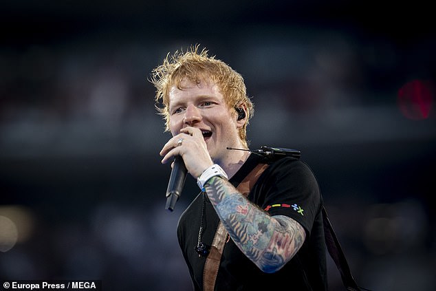 Ed Sheeran has revealed he identifies 'culturally as Irish' despite being born and raised in England, as he was heavily influenced by his time on the island (pictured last month)