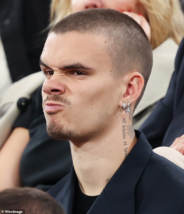 They joined newly-single and very animated Romeo Beckham, 22, following his shock split from Kim Turbull