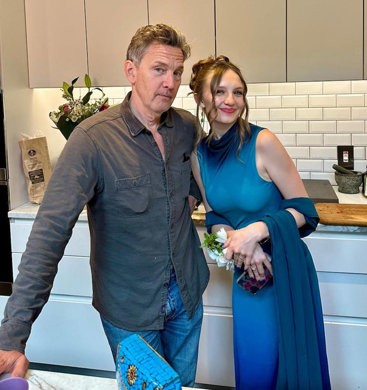 Andrew McCarthy and his daughter Willow.
