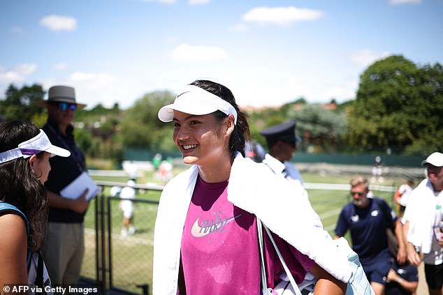 Emma Raducanu is relishing the Wimbledon buzz as she leads the first British charge
