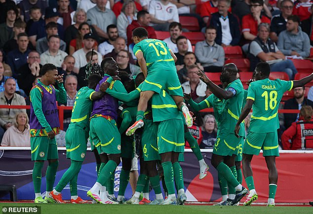 Senegal picked up a deserved victory over England at the City Ground on Tuesday night