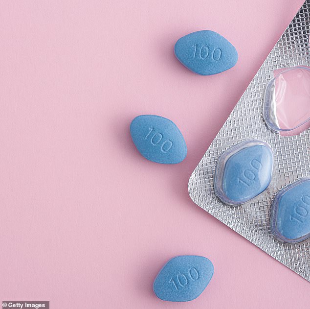 The little blue tablet was found to increase the production of vital bone cells, preventing back pain and fractures in old age (file image)