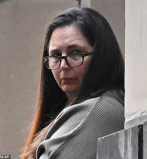 Erin Patterson, the woman accused of serving her ex-husband's family poisonous mushrooms, is photographed in Melbourne, Australia, on April 15, 2025. (James Ross/AAP Image via AP)