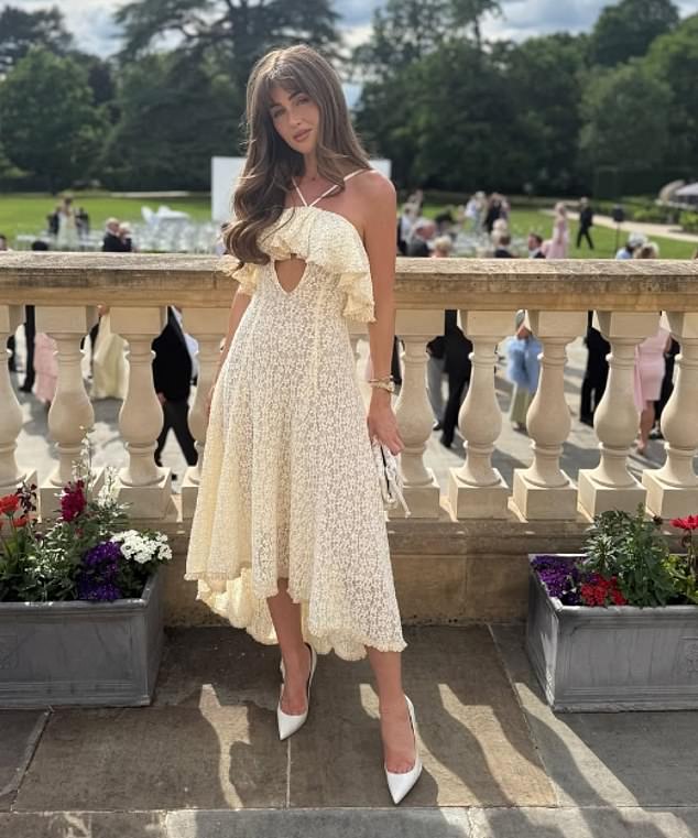 Former Love Island star Georgia Steel recently found herself in trouble with fans for wearing a pale yellow dress that was 'almost white' to Dani Dyer and Jarrod Bowen's wedding