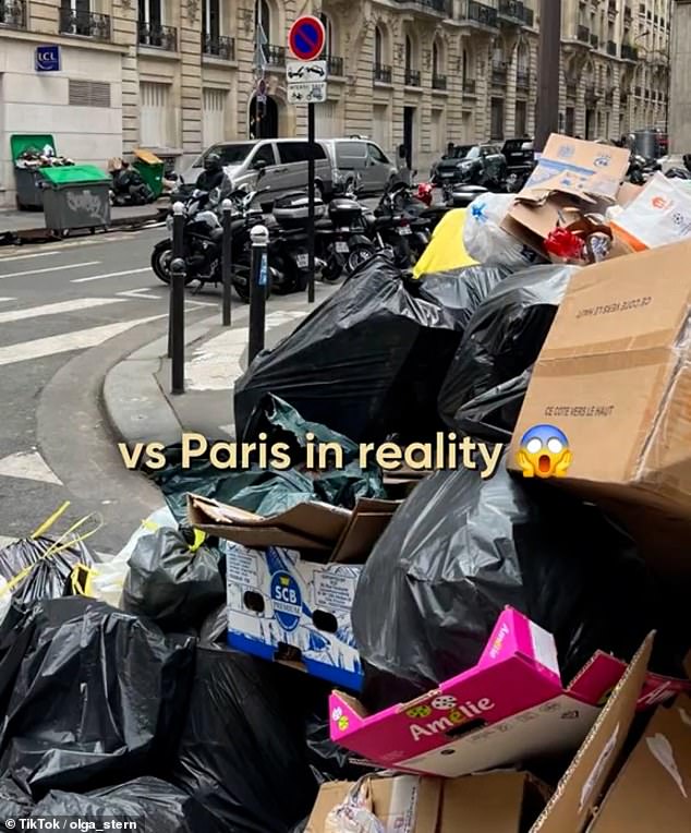 Rubbish, including things that can be recycled, has long been a mainstay on Paris' streets