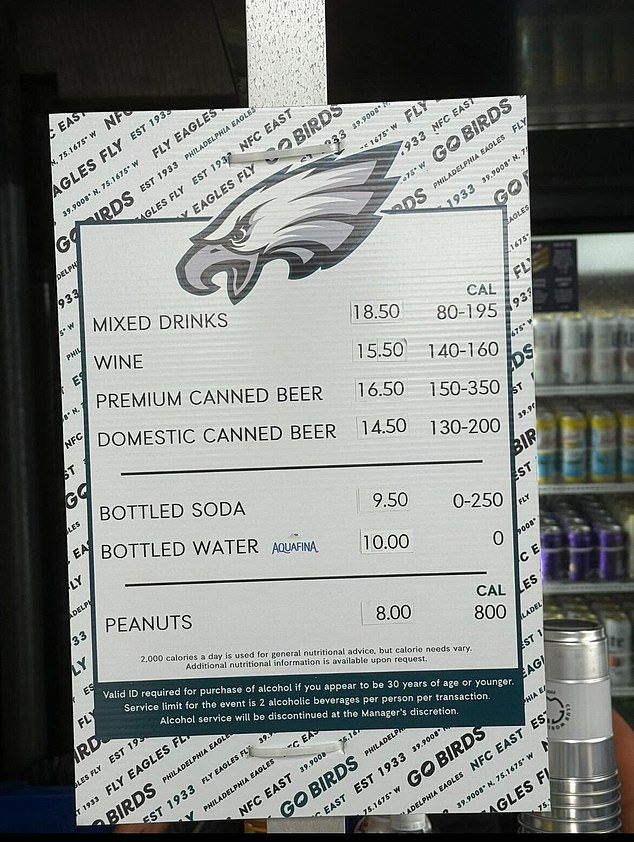 Man City fans expressed shock at the prices for drinks at the Club World Cup in Philadelphia