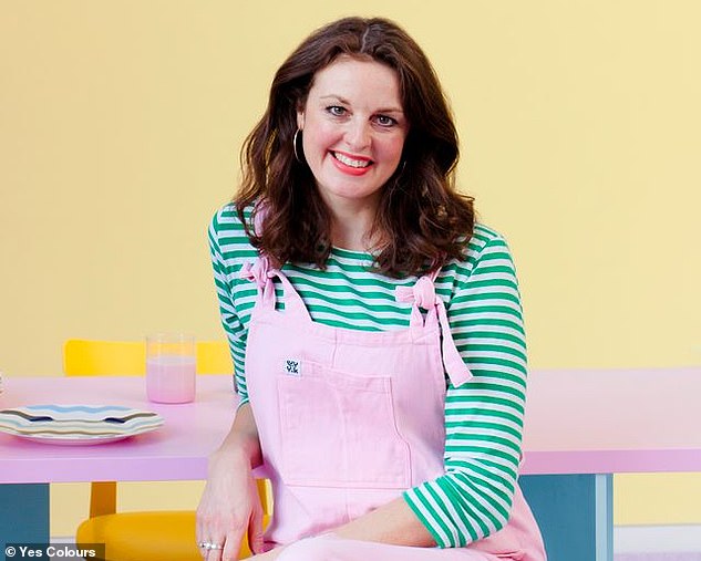 Going green: Emma Bestley, co-founder of Yes Colours, is a fan of green in the home