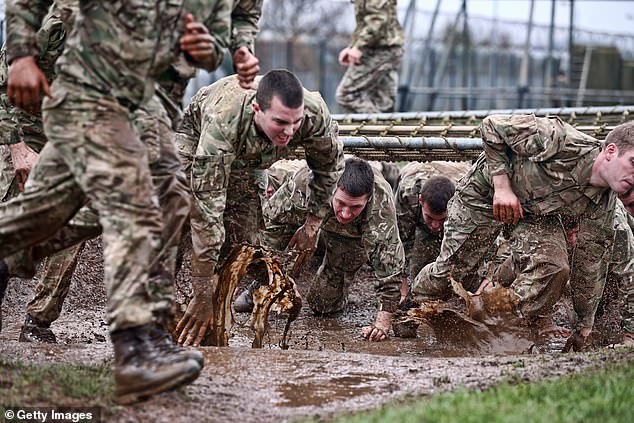 In a move hailed as a blow against modern ‘woke’ culture, the entire contingent of trainee Royal Marines has just been forced to crawl through mud to pay for the ‘sins’ of a handful of their colleagues
