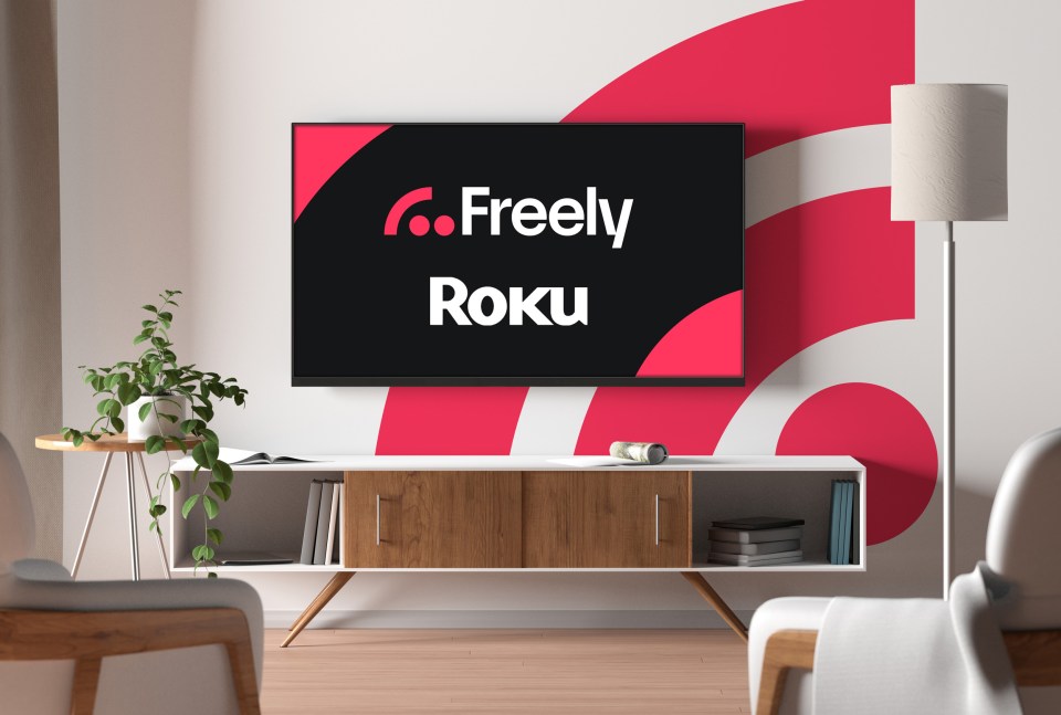Roku Freely app on a TV screen.