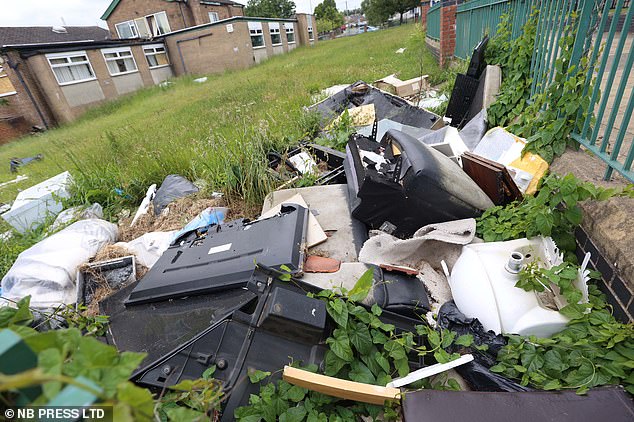 Bradford is officially the UK's City of Culture - but furious residents say the honour feels like an empty slogan due to flytipping