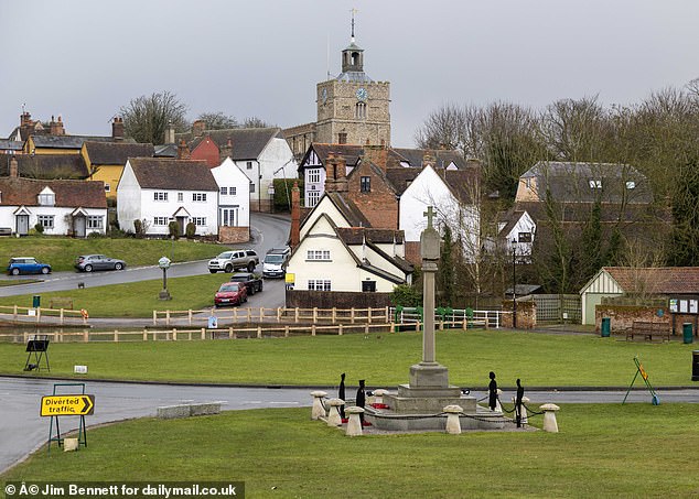 Wethersfield village has a population of around 707 people and home to a former air base that is now used to house asylum seekers