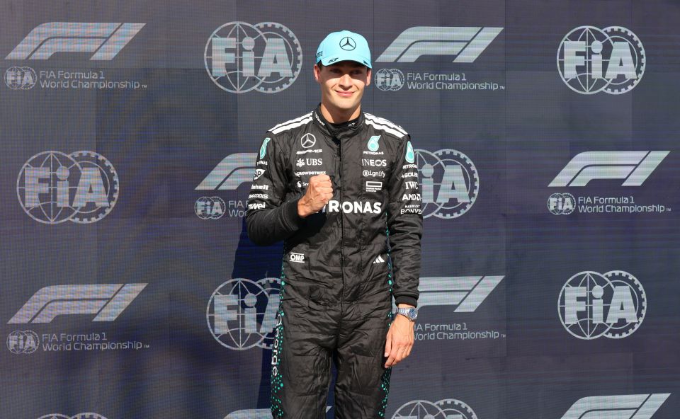 George Russell at the Canadian Grand Prix.