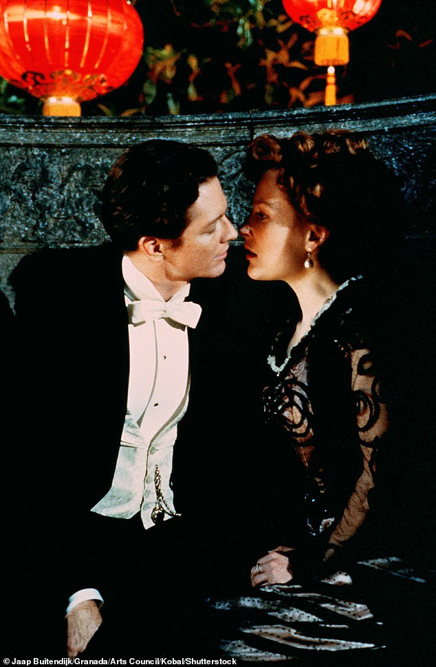 While getting frisky with someone for a role can come with awkwardness, Gillian insists that she used to the unexpected demands when it comes to filming intimate scenes [pictured with Eric Stoltz in 2000's The House of Mirth]