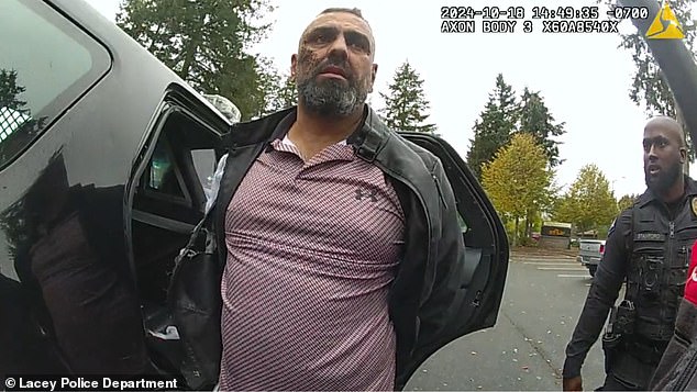 Police bodycam footage showed officers arriving at the school and arresting Ihsan, who demanded to speak to his daughter