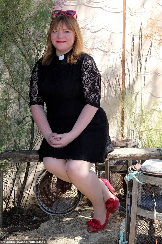 Radio 2 presenter the Rev Kate Bottley (pictured) has revealed she had to quit Gogglebox because the TV show was damaging her family's home life - while being tied to it started costing her money