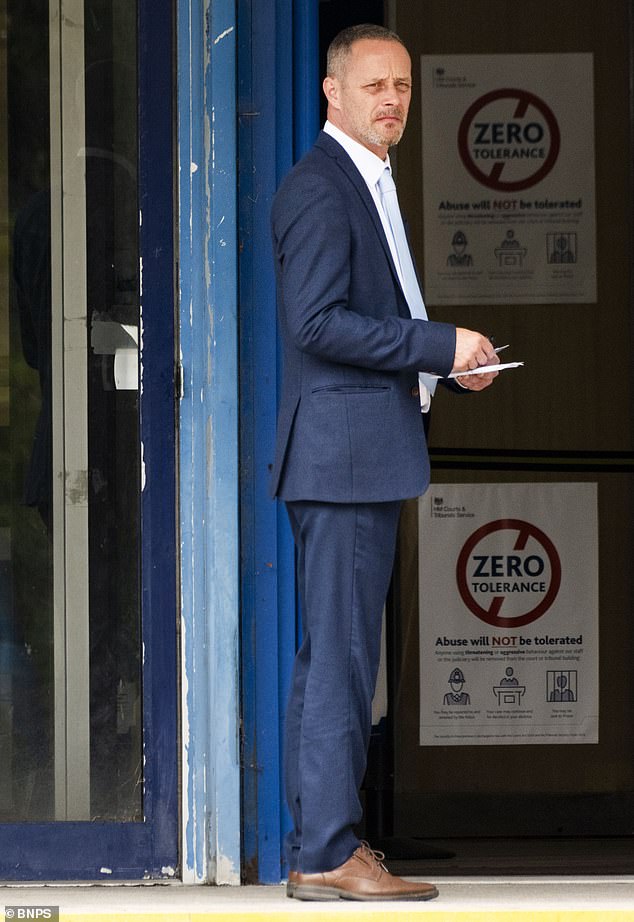 Webb (pictured) was described as a 'decent, law-abiding guy' by his lawyer James Moore, who added: 'Sometimes the system should use a bit of discretion and not go after the good guy'