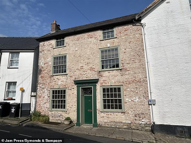A Grade II-listed Georgian property has gone on the market - but potential buyer might be left puzzled by one quirky feature