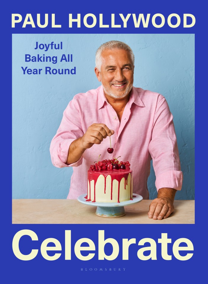 Paul Hollywood's Celebrate: Joyful Baking All Year Round cookbook cover.