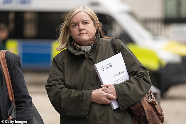 Baroness Louise Casey (pictured) called for police and prosecutors to bring more offenders to justice, warning too many rapists were out on the streets
