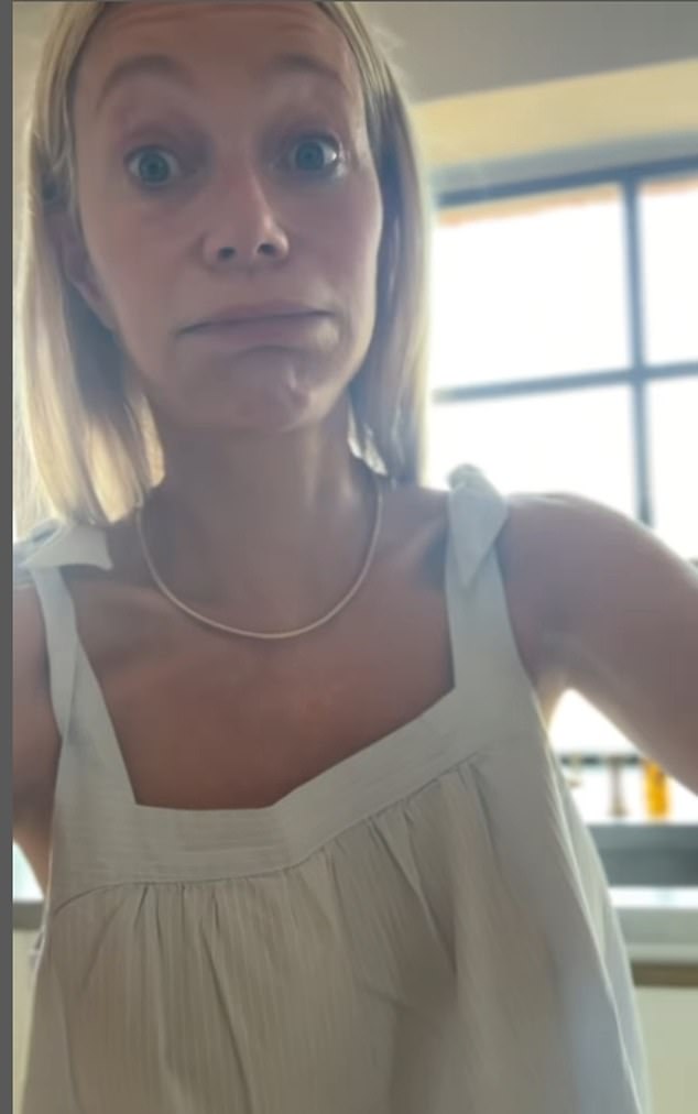 Gwyneth Paltrow spent her Saturday morning shedding a few tears while preparing breakfast