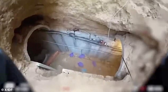 The IDF on Sunday released footage of the discovery of Mohammed Sinwar's body in a tunnel beneath a hospital in southern Gaza