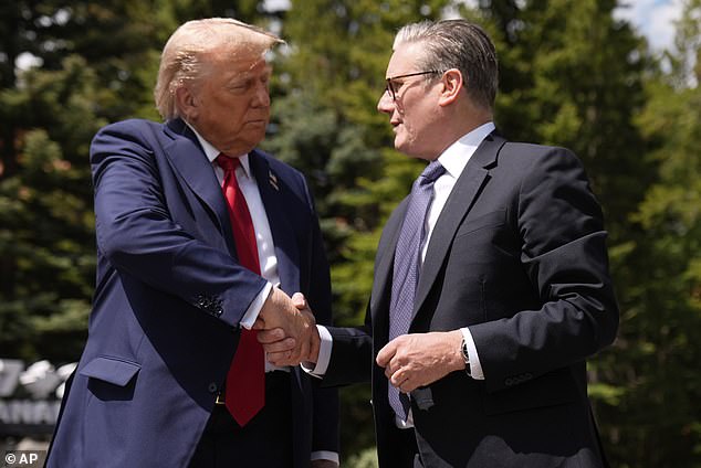 The US-UK trade deal has been signed and is 'done', US President Donald Trump has said after holding crunch talks with Sir Keir Starmer at the G7 summit