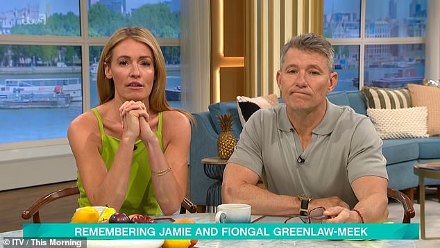 A 'heartbroken' Cat Deeley and Ben Shephard fought back tears as they remembered their time with 'gentlemen' Air India crash victims on This Morning