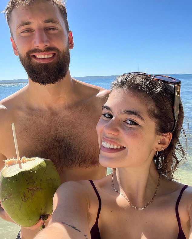 Liam Gallagher's daughter Molly Moorish soaks up the sunshine on holiday with boyfriend Nat Phillips in 2022