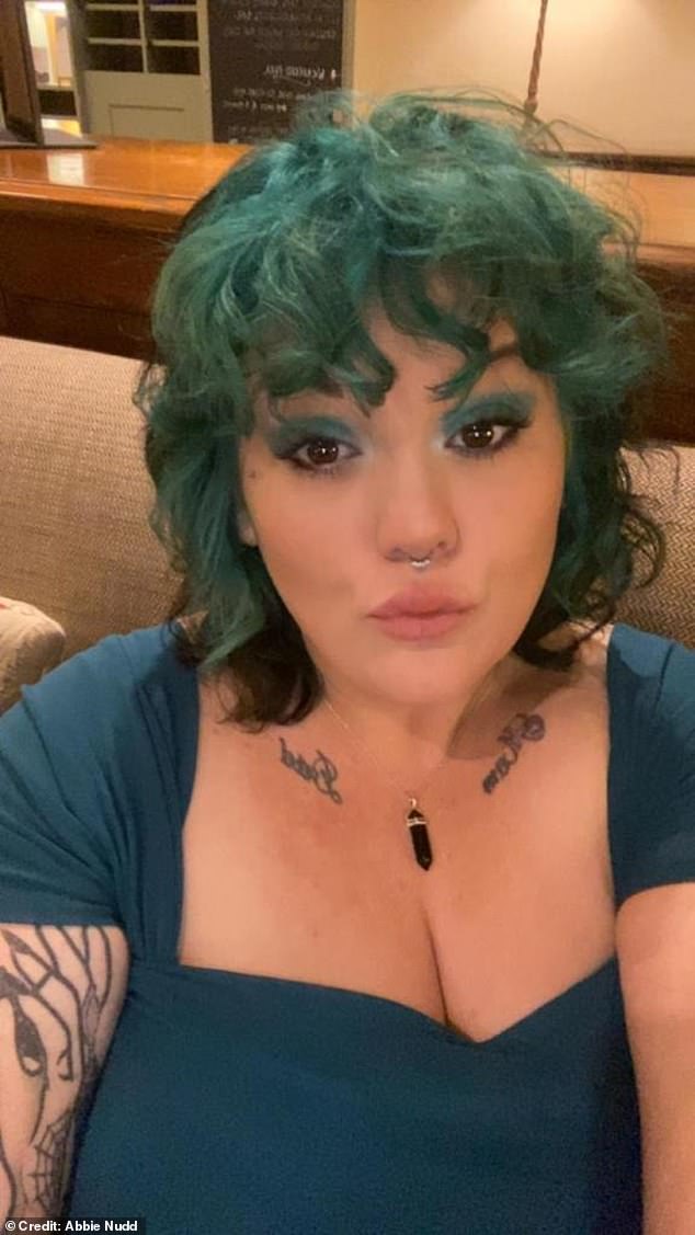 Abbie Nudd (above) had taken her four-year-old niece Lydia to meet an American Bulldog that her neighbours were looking after on June 2