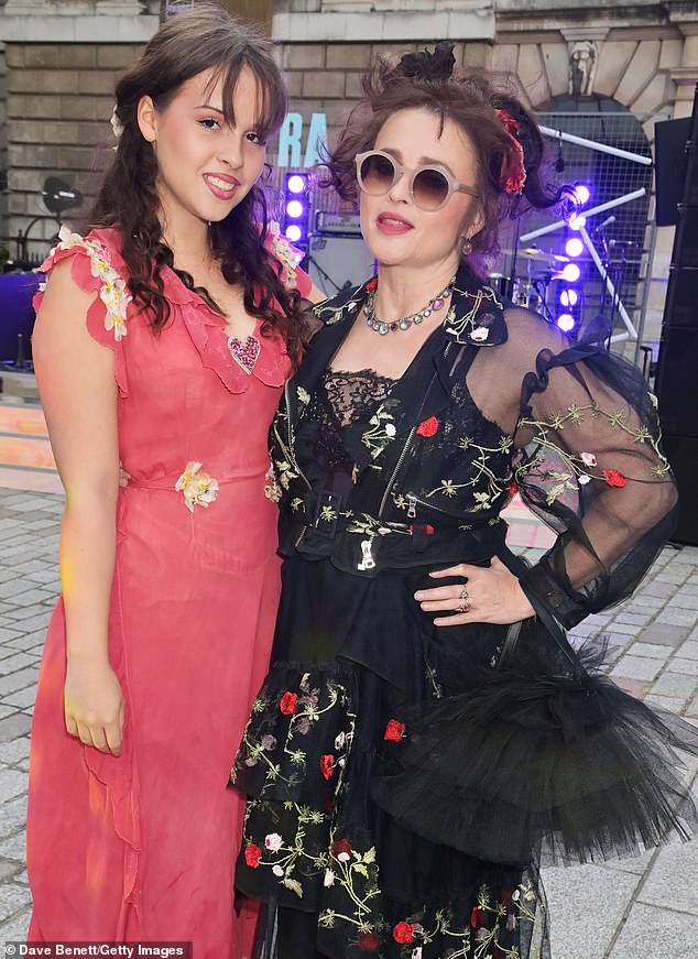 The pair looked effortlessly classy as Nell wore a pink dress while Nell opted for a black frock with a sheer mesh jacket