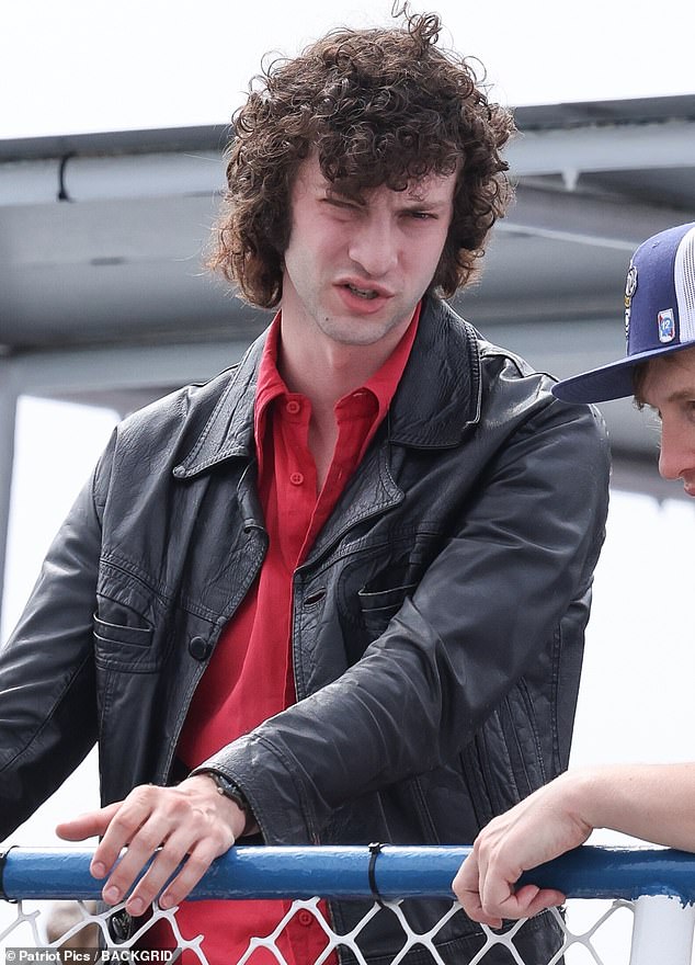 A Hollywood star transformed into Anthony Bourdain while filming scenes for the upcoming biopic Tony earlier this week in Massachusetts