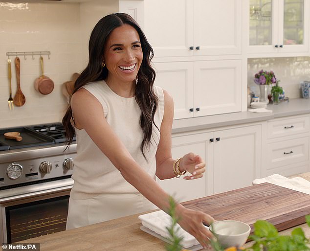 Meghan Markle finally revealed an As Ever restock earlier this week by announcing in a newsletter that products and 'new surprises' would be available this Friday - but, according to public relations experts, her messaging has shifted dramatically